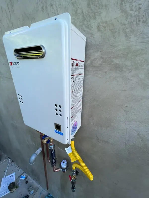 Tankless water heater installation for Sparrland homes
